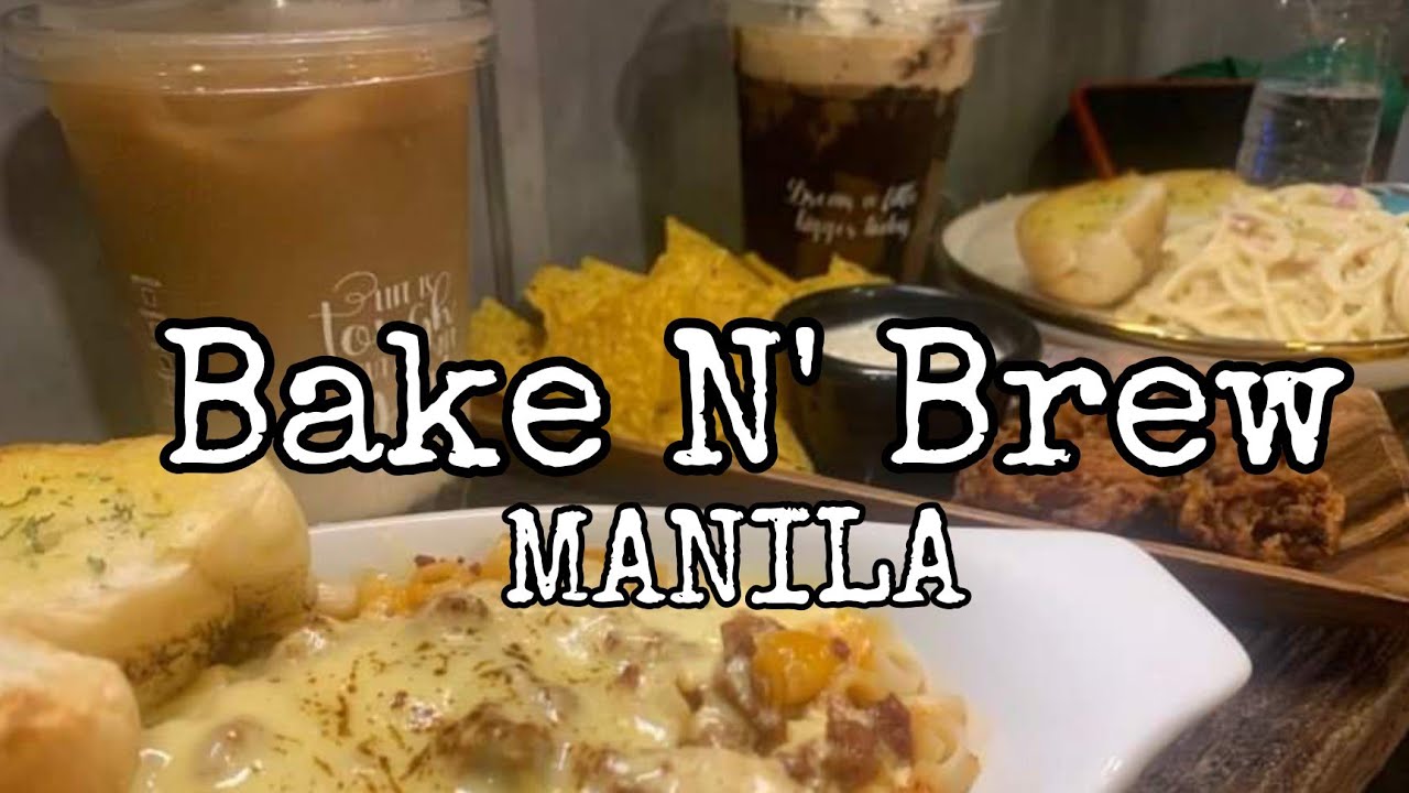Bake N' Brew Manila coffee milktea YouTube