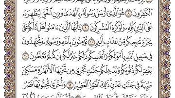 سورة الصف مكتوبة / محمد أيوب