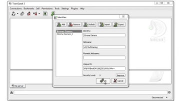 [TS3] - xG| tutorial - export/import identities