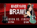 Capture de la vidéo Backyard Brawl: Gibson Sg Vs. Firefly Fflg Classic Guitar Shootout! #Gibsonsg #Fireflyguitar