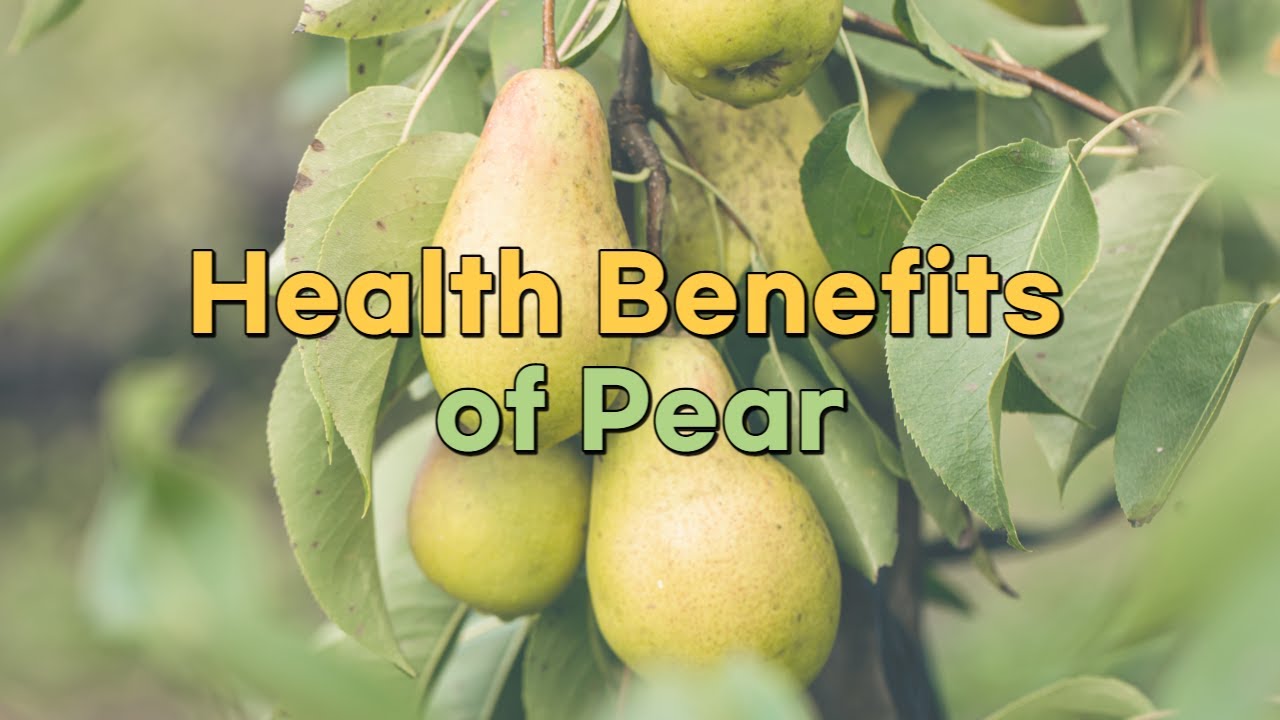 Health Benefits Of Pear Youtube