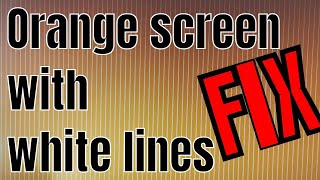 ORANGE SCREEN with WHITE LINES | How to resolve this boot issue now   Windows | FIX screenshot 5