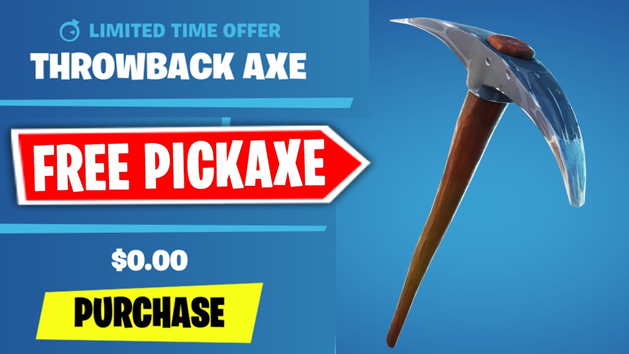 Download Pickaxe Throwback Background