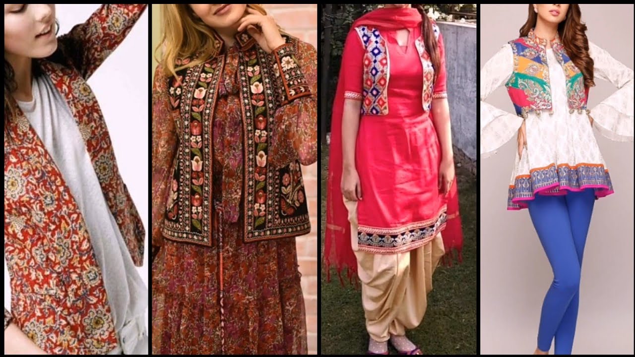 jacket style salwar kameez designs