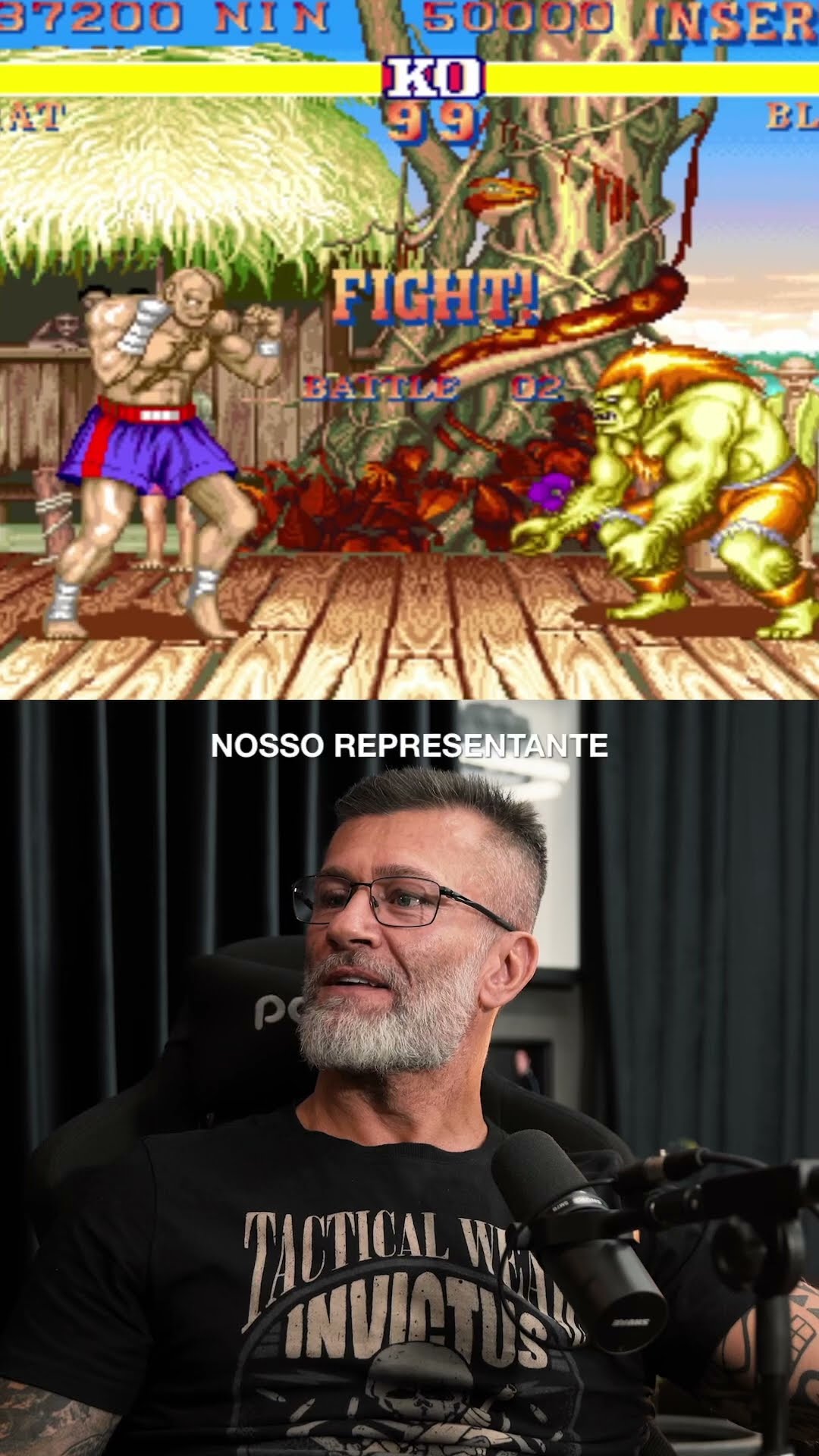 Reagindo ao #sagat do Street Fighter ? Vídeo completo no canal!