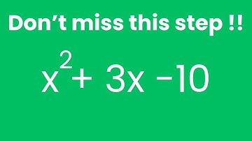 Factor a trinomial with lead coefficient of 1