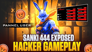 THE END - SANKI 444 🤬| Reality of @GyanGaming Guild Member - Using Hack in Live |@NonstopGaming_