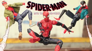 SPIDER MAN Mile Morales & Peter B Parker Attacked by VENOM in Spider-verse | Figure Stop Motion