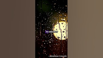 THE BEST WAY TO PREDICT YOUR FUTURE IS TO CREATE IT - ABRAHAM LINCOLN #motivation #abrahamlincoln
