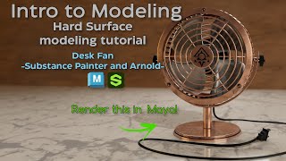 Beginner Hard Surface Modeling Tutorial | Autodesk Maya | 3D Modeling Tutorial Part 6