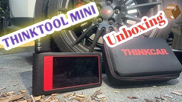 Think tool MINI car diagnostic scanner unboxing