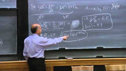 24. Quantum Mechanics VI: Time-dependent Schrödinger Equation