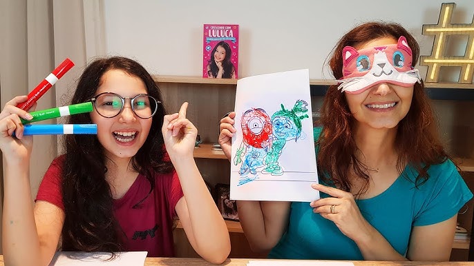 WorldColors - Sereia, LOL e Roblox. Vamos colorir esses desenhos usando  apenas três cores? A @valenthinarodarteoficial e a @gabyy.souzaoficial  aceitaram o desafio! Vem com a gente. 😍👸😉 #worldcolors #lps #meninas # desenho #canaldo #