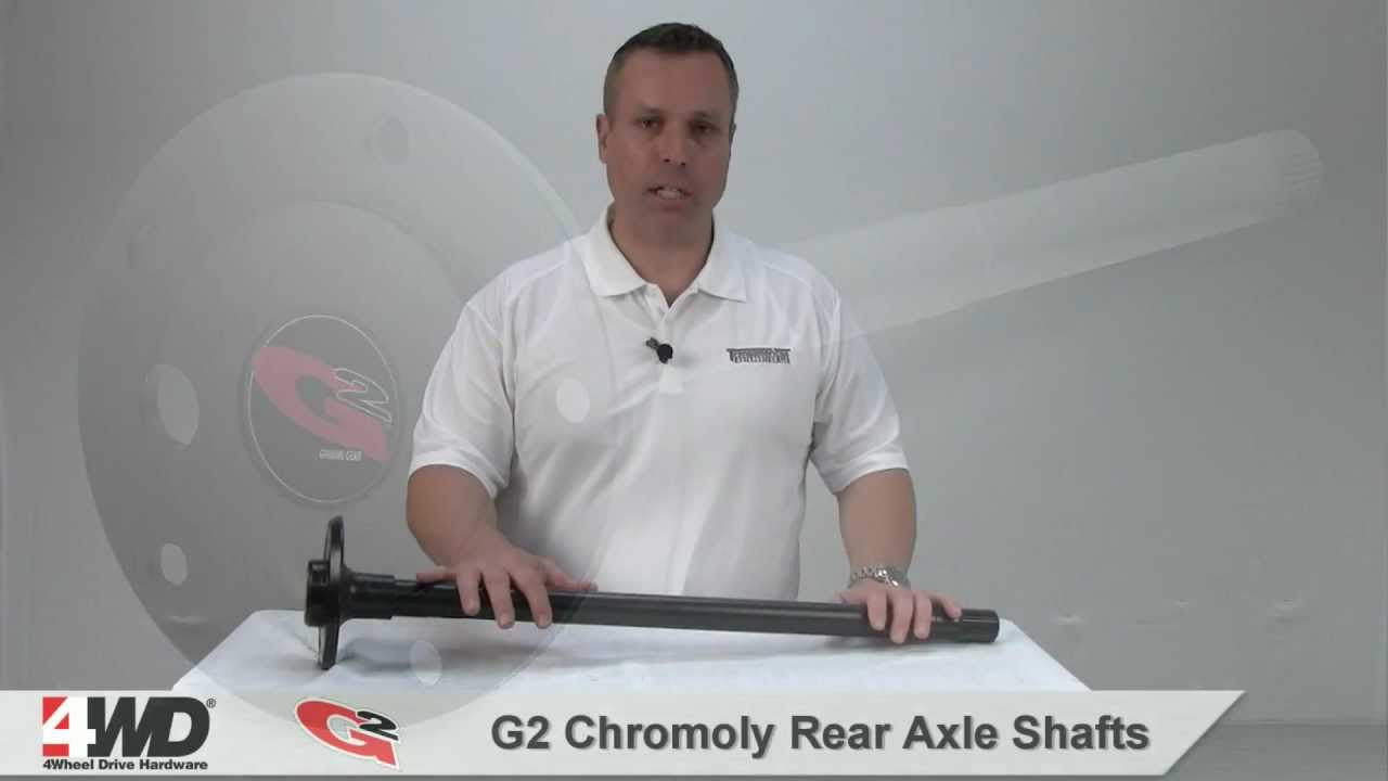 G2 Chromoly Rear Axle Shafts YouTube