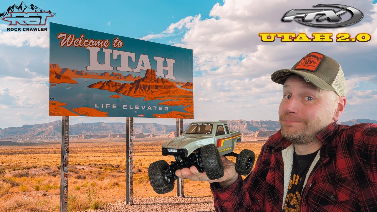 The all new FTX Utah 2.0 / rgt18800 1/18 mini crawler unbox and