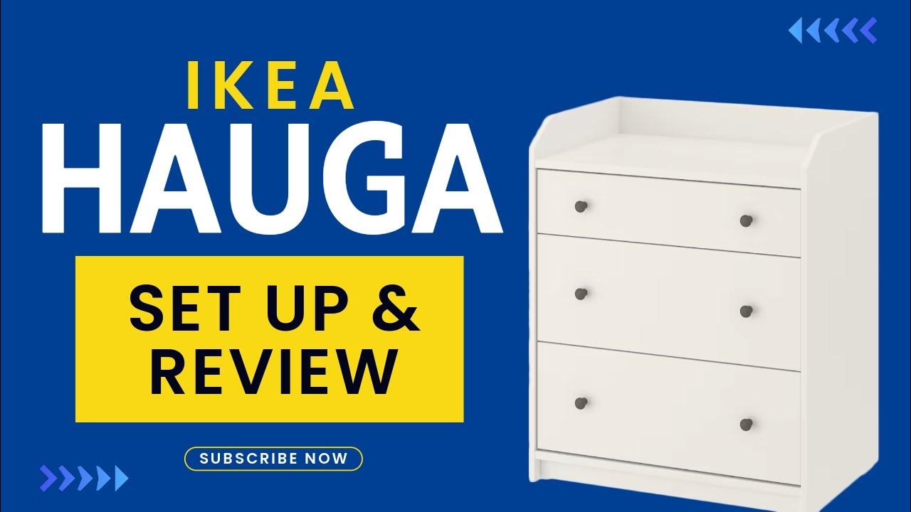 Hauga chest of 3 drawers assembly instructions hauga ikea YouTube