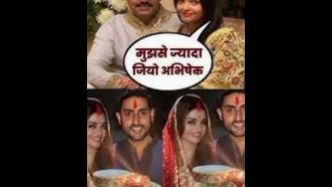 Abhishek and Aishwarya Rai Bachchan on karwa chauth #amitabhbachchan #shorts #shortsfeed