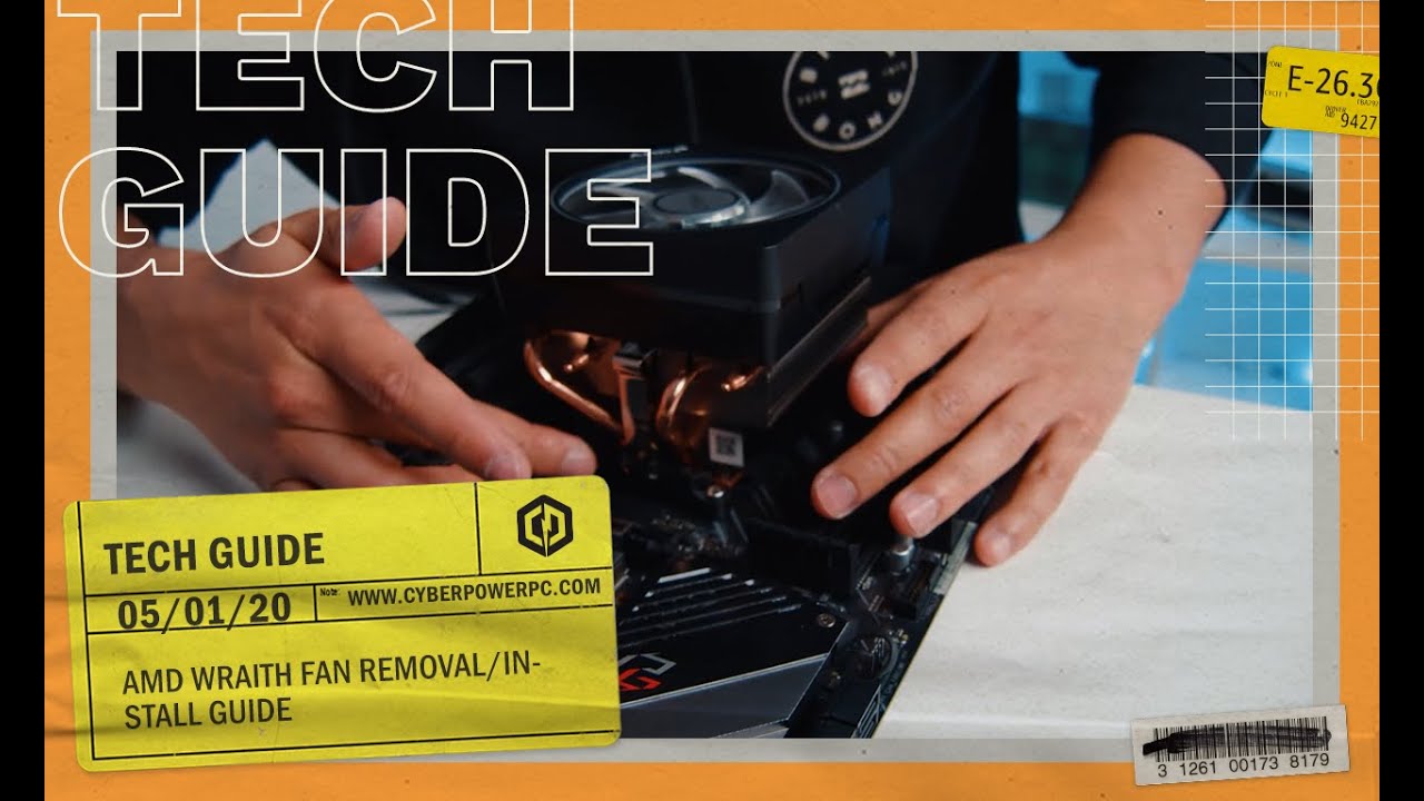 AMD Wraith Fan Removal/Install Guide! - YouTube