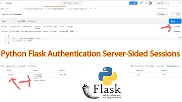 Python Flask Authentication Server-Sided Sessions