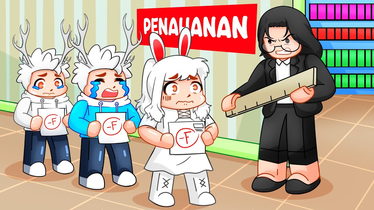 AKU & @AKUDAP DIHUKUM GURU KARENA NILAI ULANGAN KITA JELEK! SEDIH BANGET!