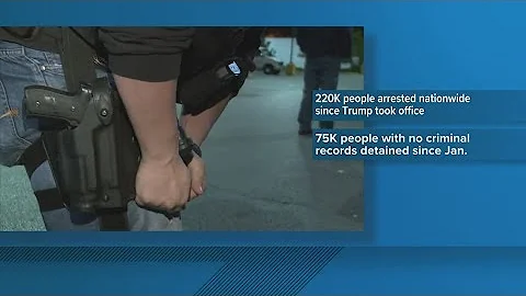 220K People Arrested Nationwide Since Trump Took Office, Officials Say