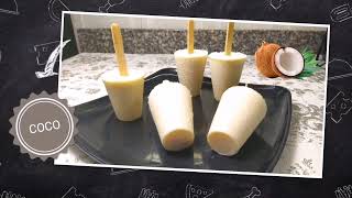 Cómo Hacer helados Cremosos de Coco / Helados de Coco para negocio -Doblado a español latino