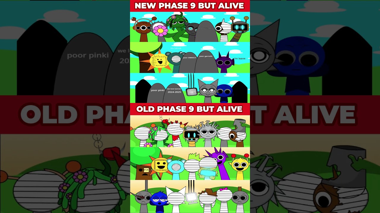 Incredibox Sprunki Newest Phase 9 But Alive VS Oldest Phase 9 But Alive *Mix Version* 