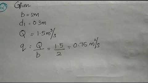 FM 2- S4 CIVIL  MODULE  4  HYDRAULIC JUMP  NUMERICAL PROBLEMS - PART 1