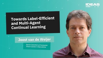 JOOST VAN DE WEIJER: Towards Label-Efficient and Multi-Agent Continual Learning