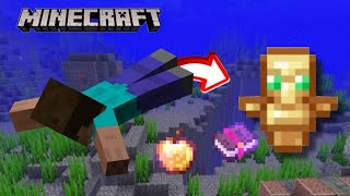 Minecraft but swimming give op items 😯