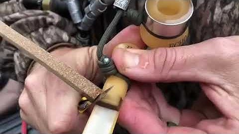 Rusty Creasey: changing your duck call cork