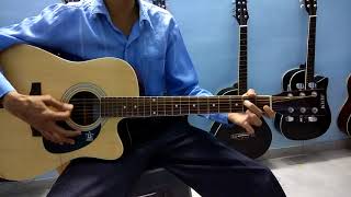 Guitar Tabs Bhupali Raag on Acoustic Guitar basic tutorial video By Nick's Acoustic