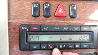 Как включить кондиционер на машине с климат-контролем. Mercedes W210