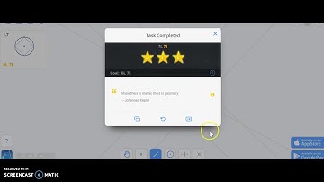 Euclidea 1.7 Inscribed Square Solution new Version  Solution 3 stars