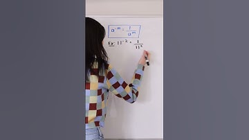 EXPONENT RULES - NEGATIVE EXPONENTS #shorts #math #maths #mathematics