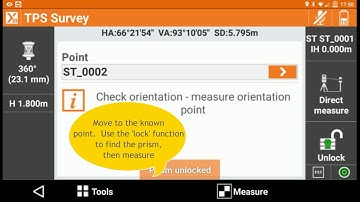 How To - GeoMax X-PAD Software - Check Orientation