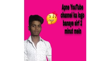 how to make professional logo for your YouTube channel only 5 minute