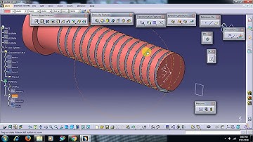 THREAD CREATION part II IN CATIA V5