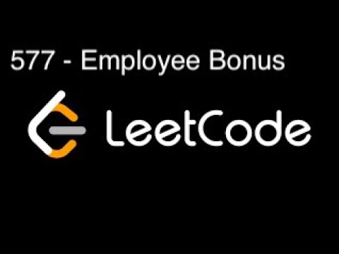 [LeetCode] 577 - Employee Bonus