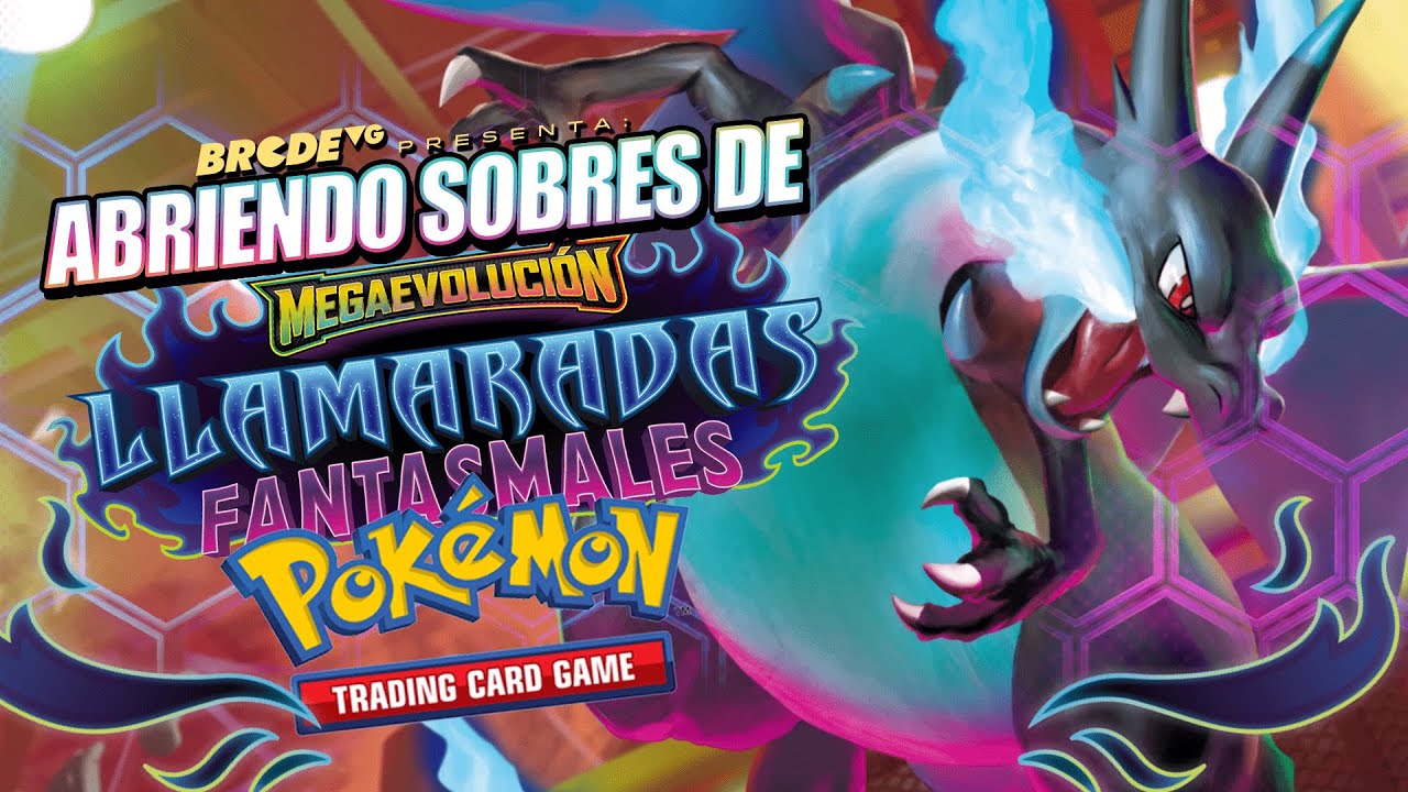 Pack De 6 Sobres De Refuerzo Pokémon Megaevolución-Llamaradas Fantasmales – Producto Oficial En Español Para Latinoamérica