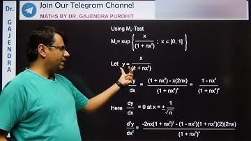 Uniform Convergence | Mn Test For Uniform Convergence | Real Analysis