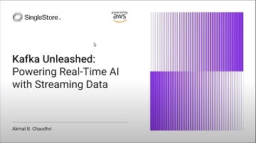 Kafka Unleashed: Powering Real-Time AI with Streaming Data | SingleStore Webinars