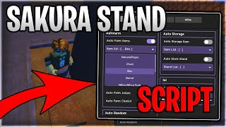 [Roland] Sakura Stand Script Hack Auto Farm Items Farm Free Stands - Roblox 2024