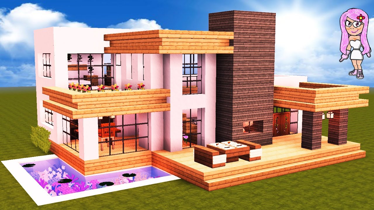 Como hacer casas modernas en minecraft