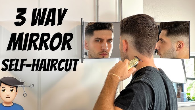 Achieve Perfect Haircuts at Home with the Self-Cut System Mirror