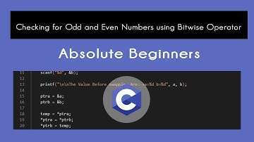 Checking for Odd and Even Numbers using Bitwise Operator | Top 100+ C Language Programs