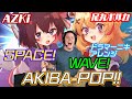 【AZKi】と【尾丸ポルカ】の歌った&quot;SPACE! WAVE! AKIBA-POP!!&quot;を【ドラマーニキ】が初見でアレンジ!