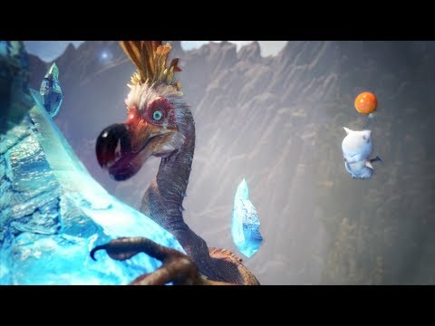 Monster Hunter World: Final Fantasy Crystal Kulu-Ya-Ku Boss Fight (Long Sword / Solo)