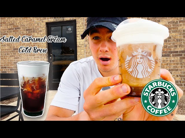 Salted Caramel Cream Cold Brew {Starbucks Copycat} - The Girl on Bloor