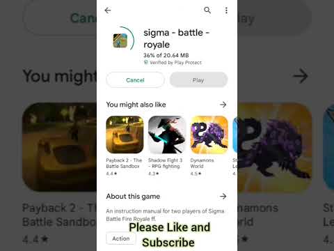 Sigma battle royale game on play Store | Sigma battle royale | Sigma battle royale game